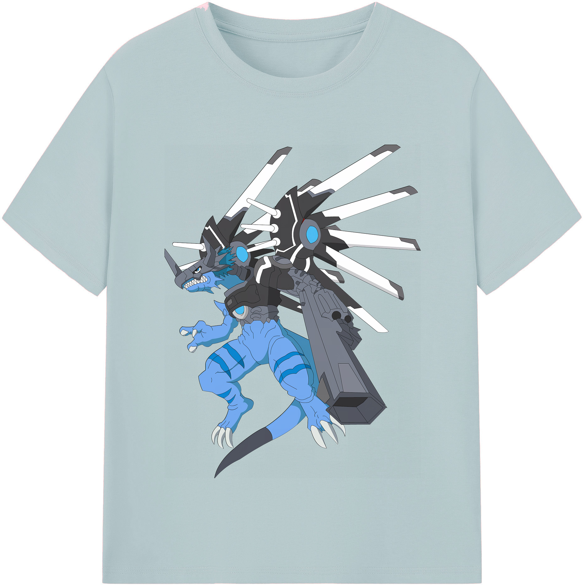 （画像用） Digimon デジタルモンスター/デジモン 綿100％半袖Tシャツ（フロントプリント）